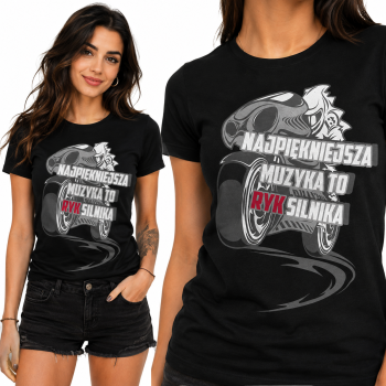 KOSZULKA DAMSKA M8 Ryk silnika t